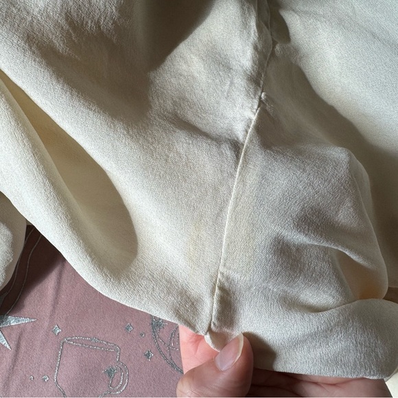 See By Chloe Silk Viscose Pleated blouse top size 4 - Picture 12 of 12